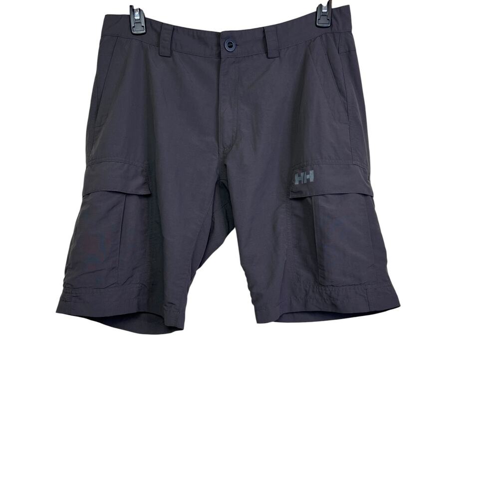 HH Cargo Shorts 11" in Charcoal Gray Quick Dry Hiking Trekking Men's Size 36W - Picture 3 of 15